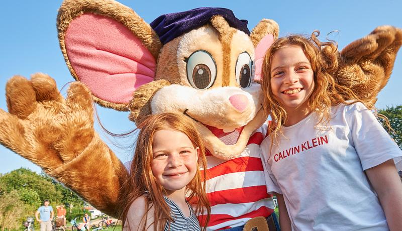 Mascotte du Club Enfants au camping de Meerwijck